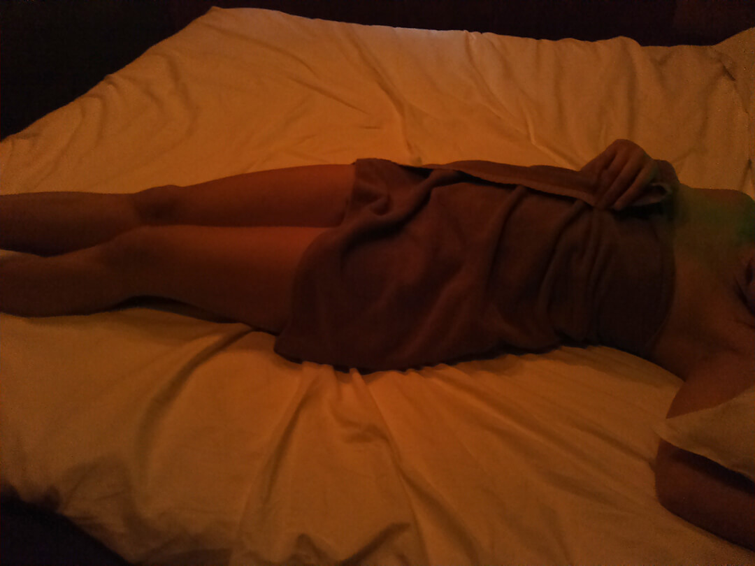 仰向けでリラックス