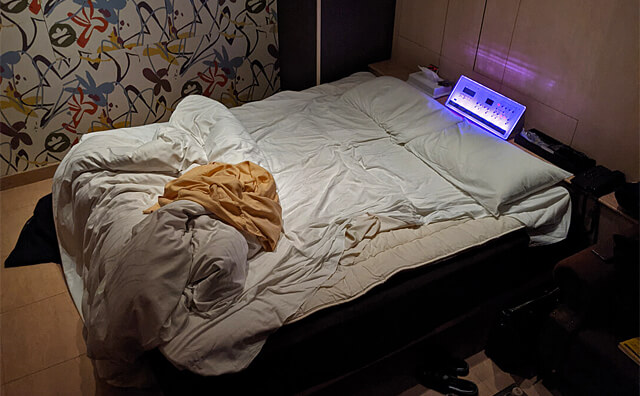 エッチの後のベッド